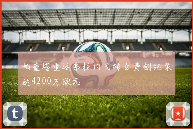 帕奎塔重返弗拉门戈转会费创纪录达4200万欧元